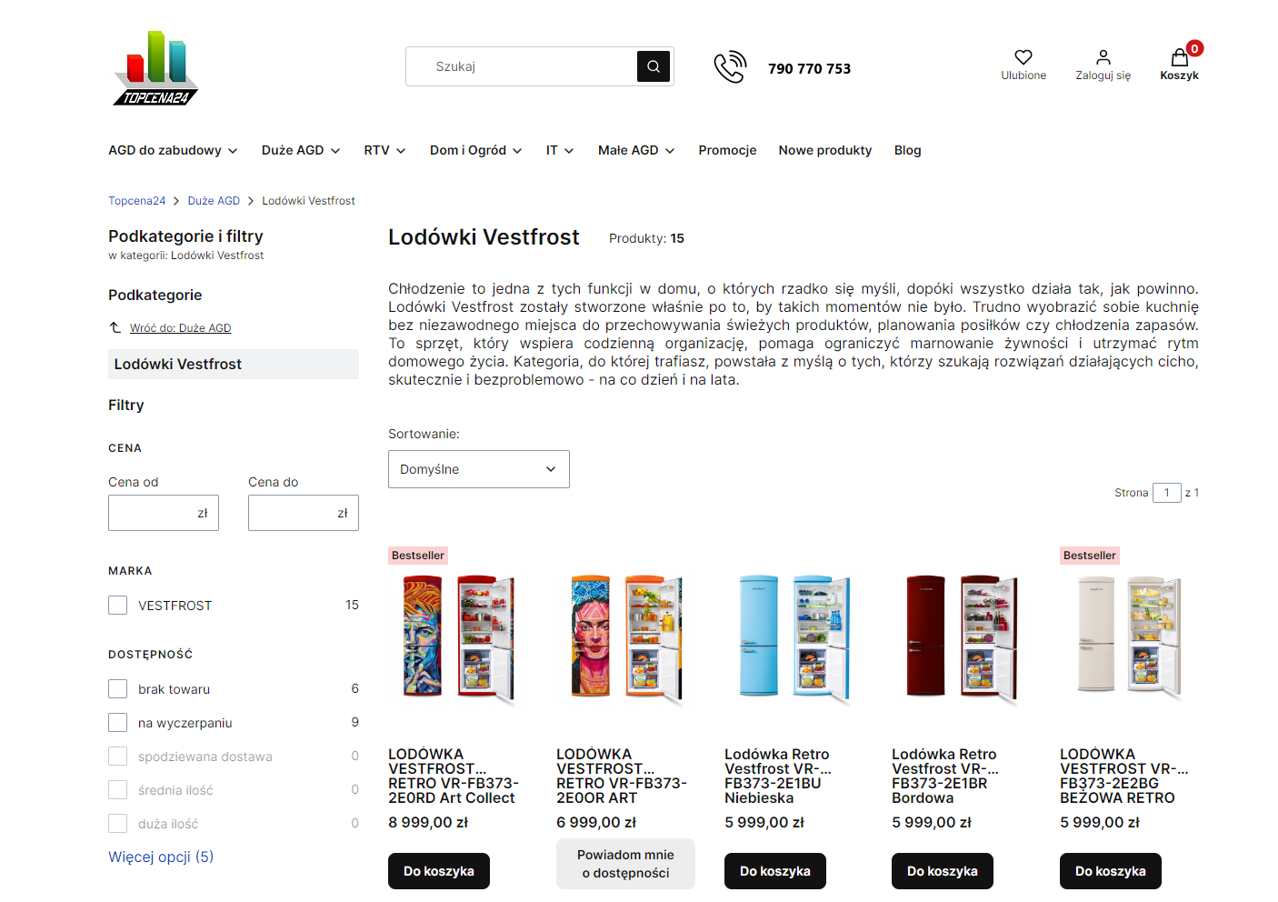 Jak dobrać idealną lodówkę Vestfrost? Porównanie modeli pod kątem pojemności i funkcjonalności