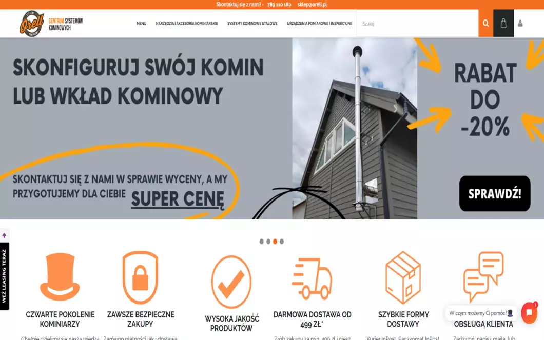 Zrzut ekranu strony