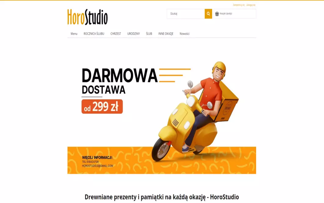 Zrzut ekranu strony