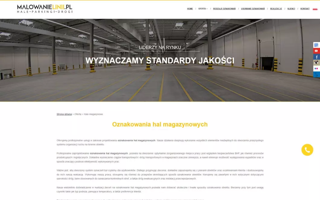 Zrzut ekranu strony